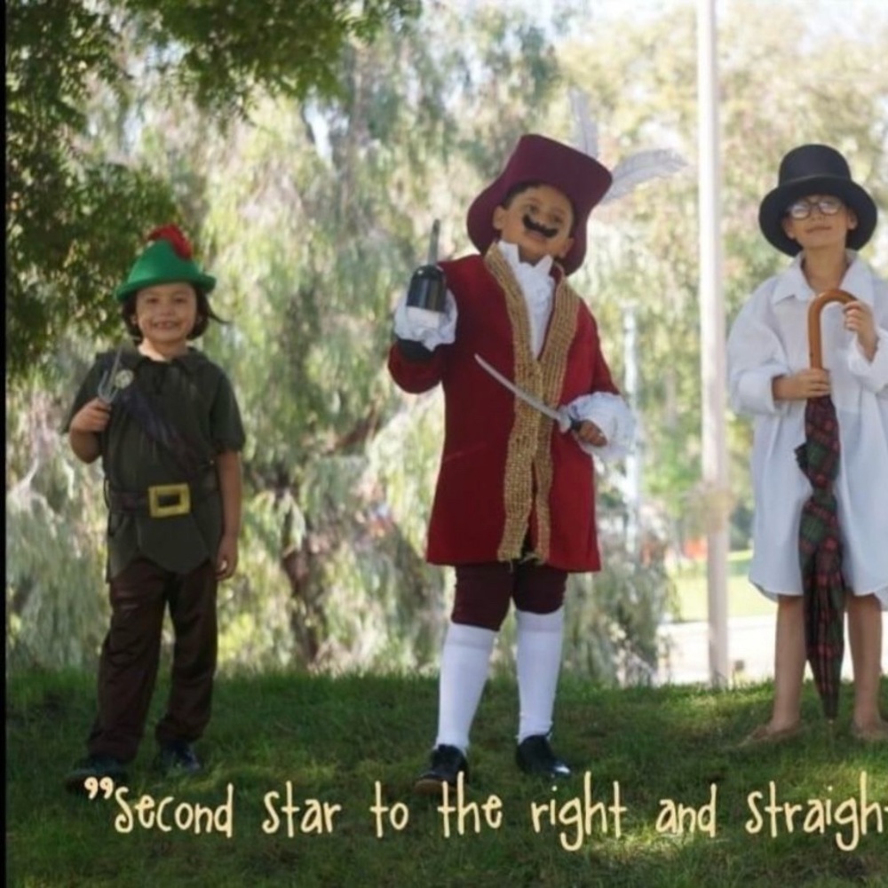 Disney store Peter Pan Costume Set hat not included